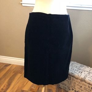 Gap Black Corduroy Skirt